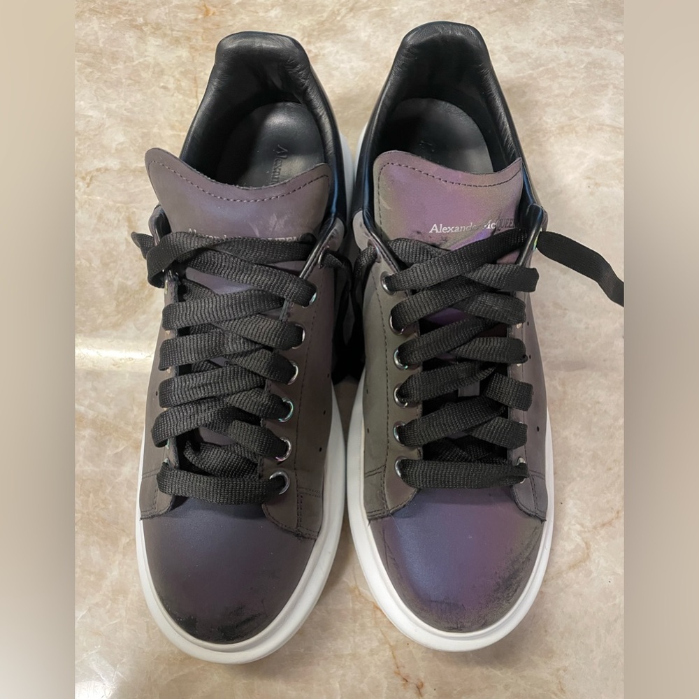 Transluscent/Black Alexander McQueen Sneakers 12 US